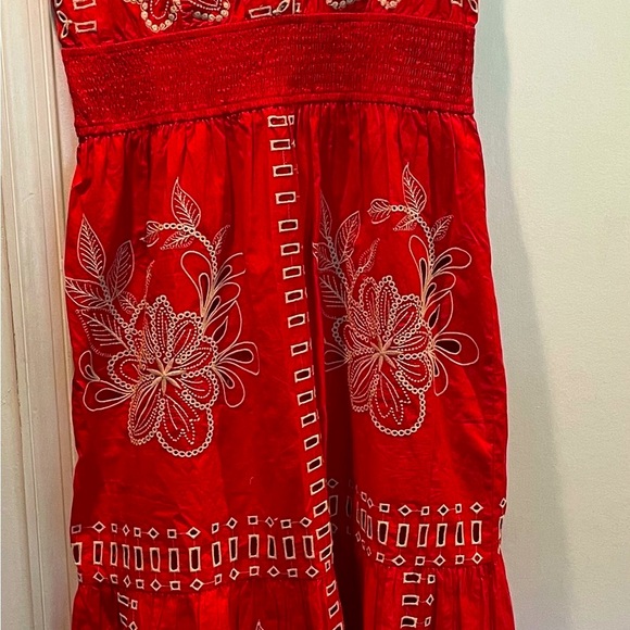 Rails Red Embroidered Maxi Dress - Picture 5 of 5